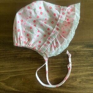Vintage Floral Pink Easter Bonnet Infant/Toddler